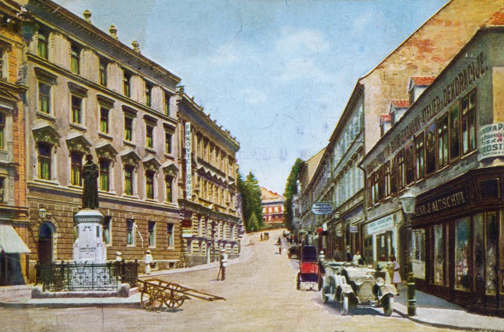 Mesnička ulica, oko 1925. godine